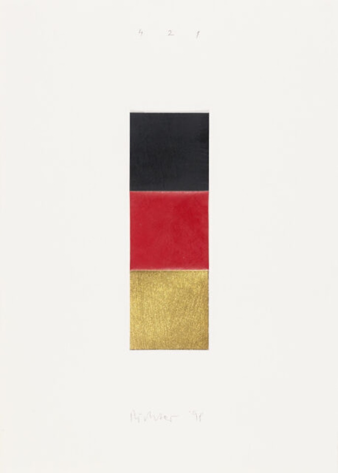 Black, Red, Gold I by Gerhard Richter