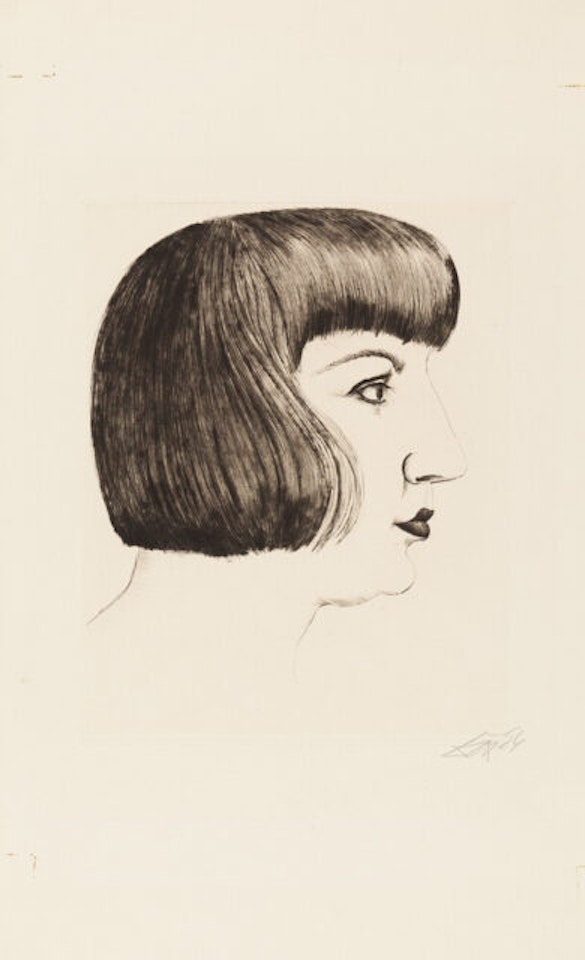 Mutzli (portrait of Mrs. Dix) by Otto Dix