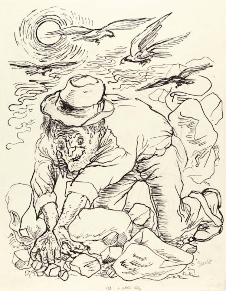 “A golden story”. by George Grosz