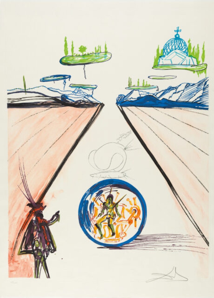 Figueras; Intra-Uterine Paradesiac Locomotion. by Salvador Dali