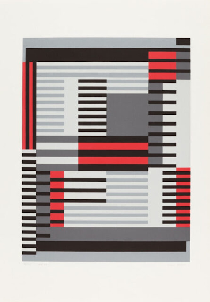 Series of 9 sheets x Connections by Anni Albers