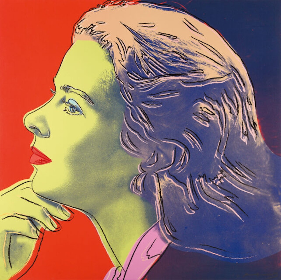 Herself from x Ingrid Bergman by Andy Warhol