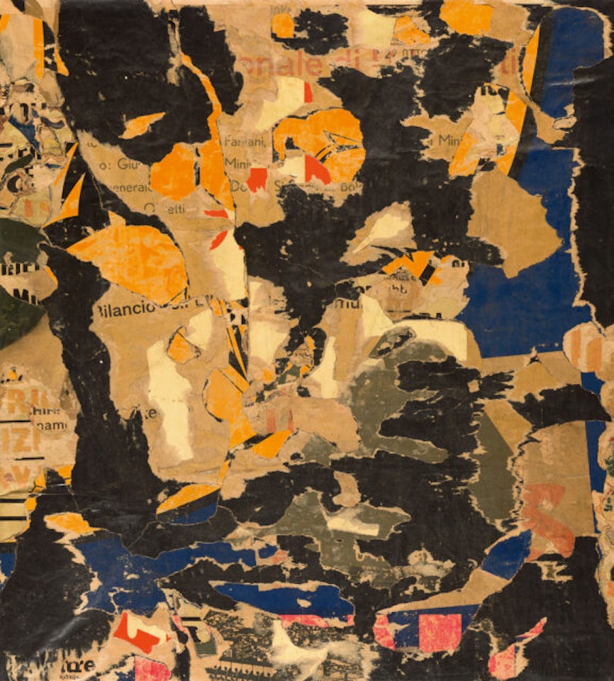 Untitled (decollage). by Mimmo Rotella