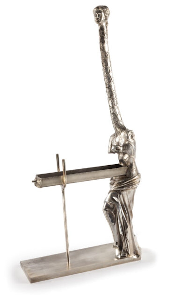 Venus a la giraffe. by Salvador Dali