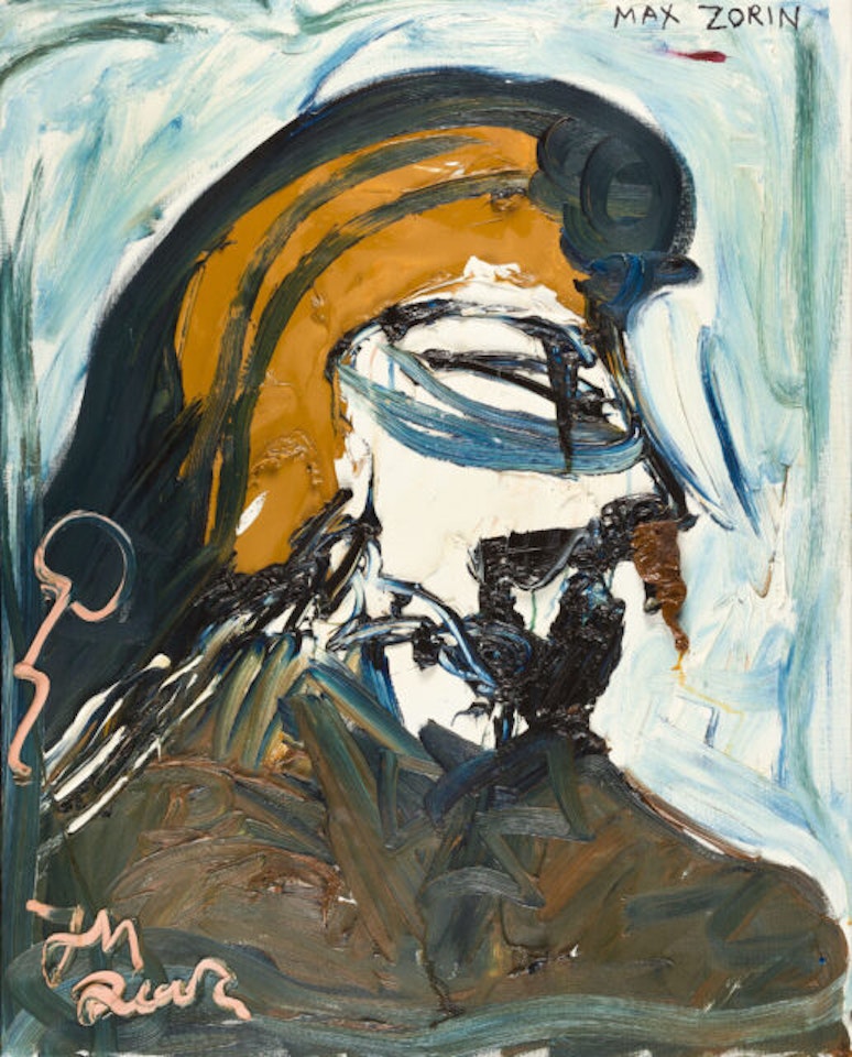 “Dr. Saint Barth"s Curry Nose (greenish)”. by Jonathan Meese