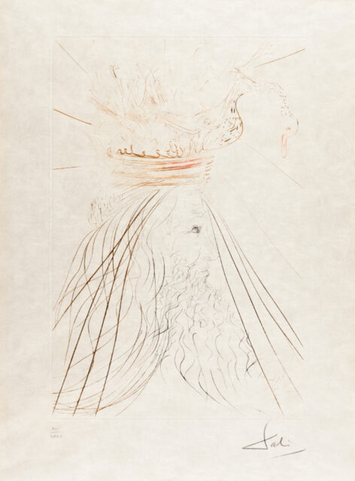 Le Roi Marc from x Tristan et Iseult. by Salvador Dali