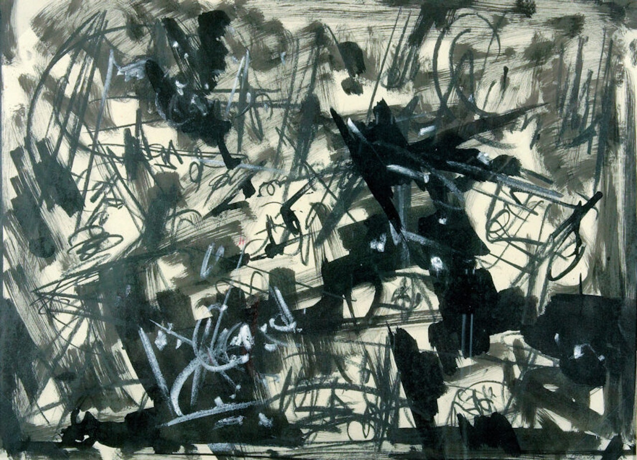 Senza titolo. by Emilio Vedova