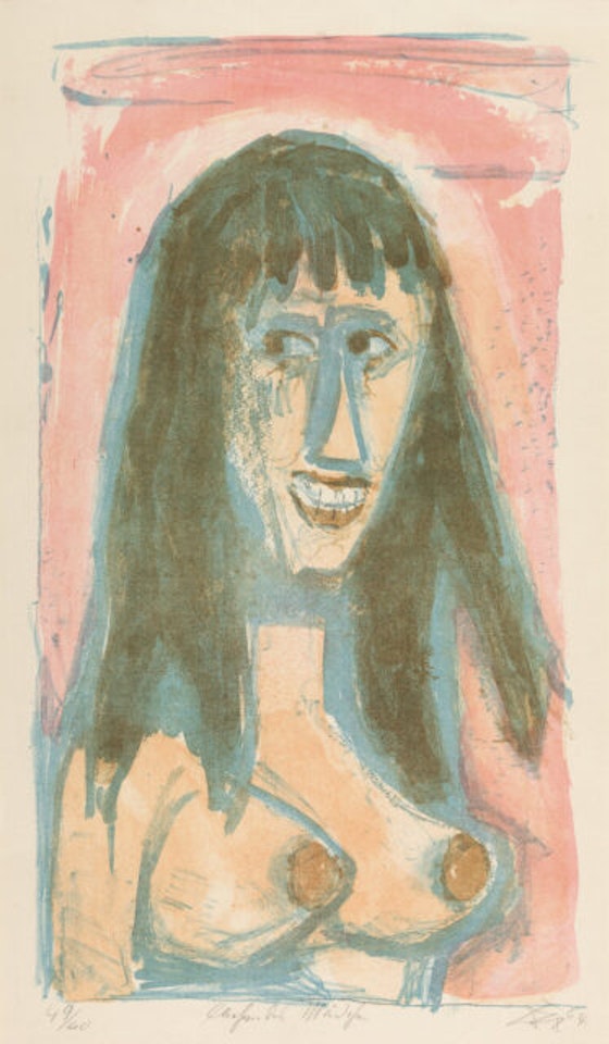 “Laughing Girl” by Otto Dix