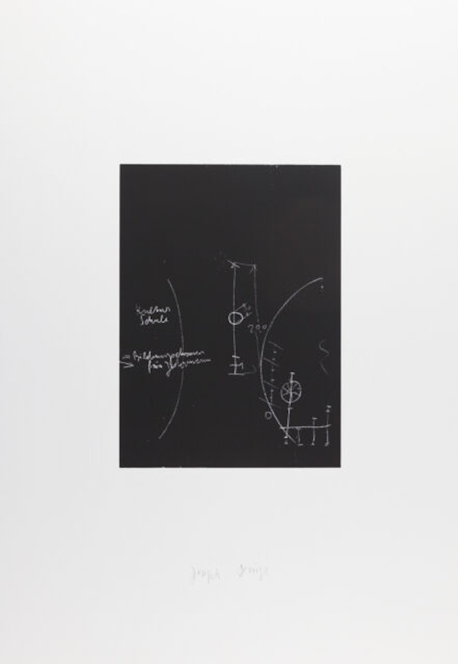 3 sheets x Plates I, II and III. by Joseph Beuys