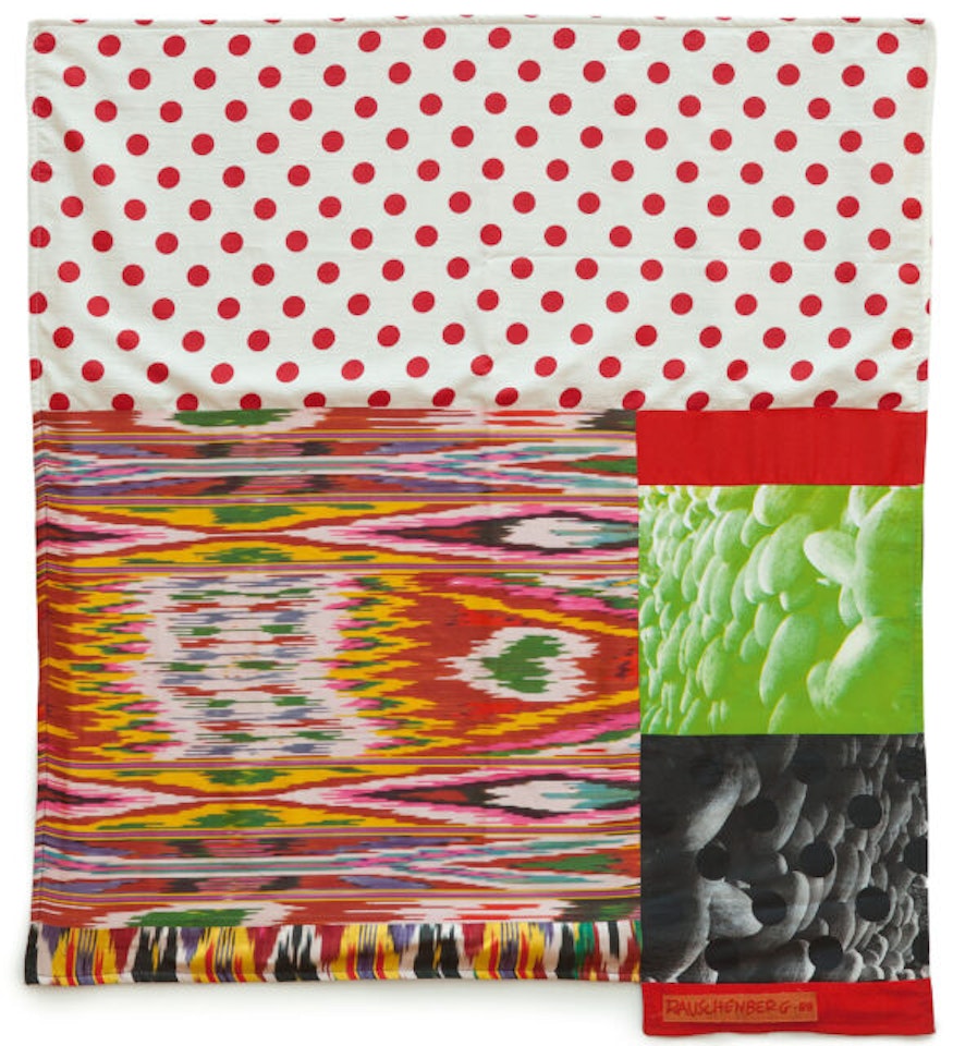 Samarkand Stitches #VII. by Robert Rauschenberg