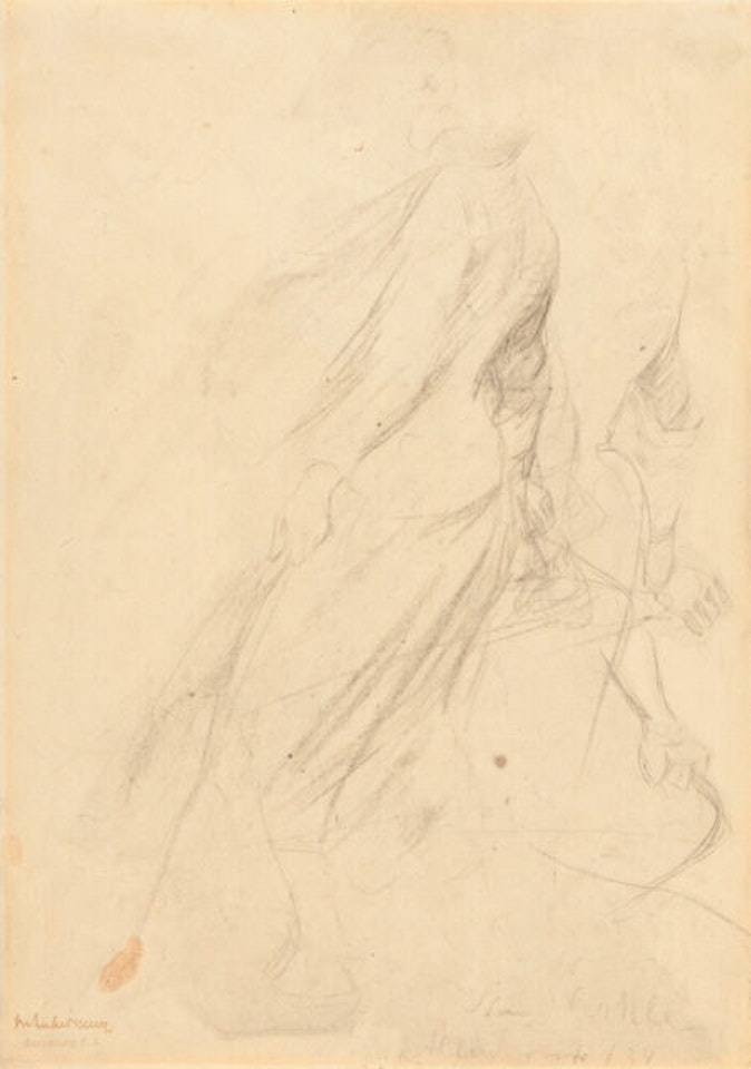 Study on net menders by Max Liebermann