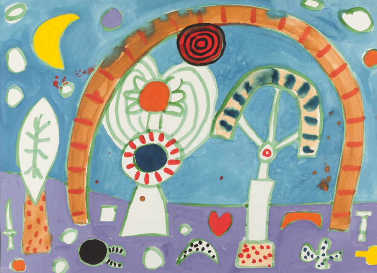 “Gateway for a dance No. 1" by Alan Davie
