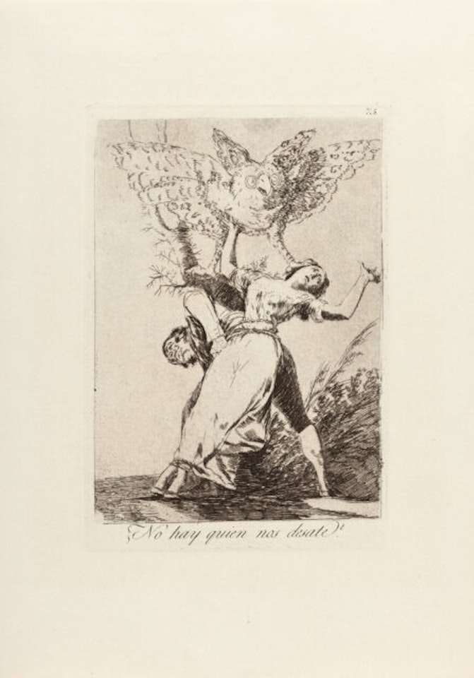 3 sheets x Los Caprichos by Francisco José de Goya
