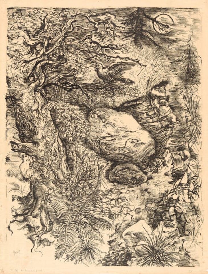 The Fairytale Wood. by George Grosz