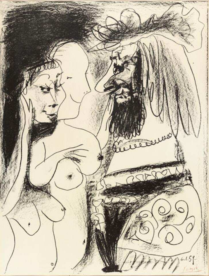 Le Vieux roi by Pablo Picasso