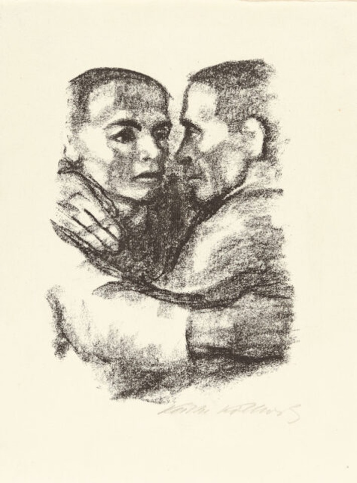 Fraternization. by Kathe Kollwitz