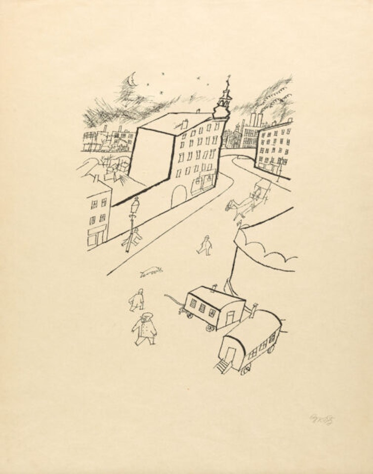 Peripherals from x First George Grosz folder. by George Grosz