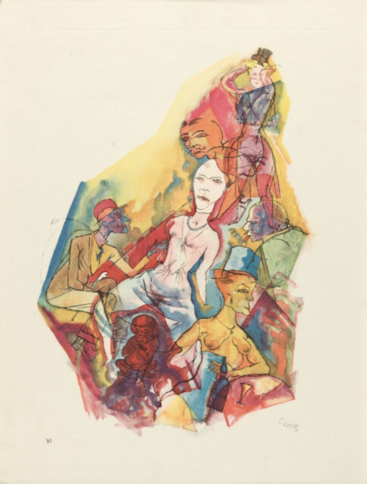 Childbirth from x Ecce Homo. by George Grosz