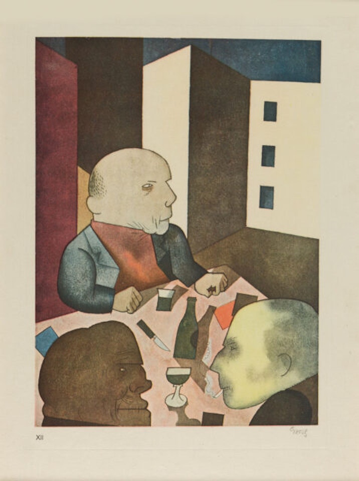 Man is good from x Ecce Homo. by George Grosz