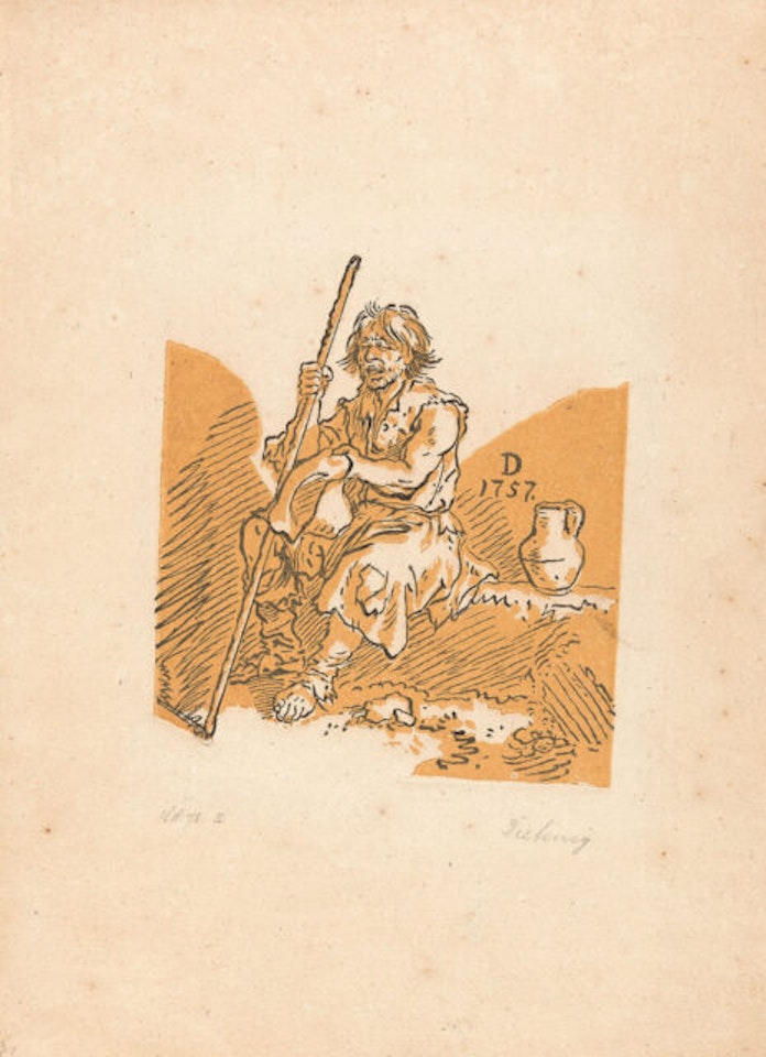 The blind beggar. by Christian Wilhelm Ernst Dietrich