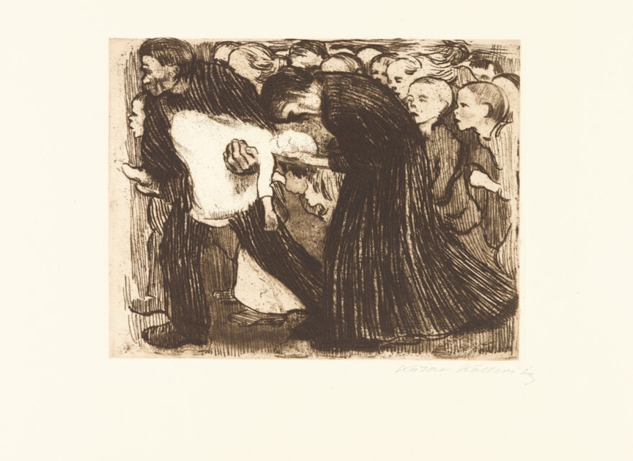 Run over. by Kathe Kollwitz