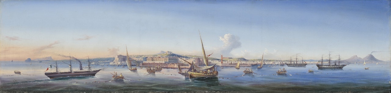Veduta del Golfo di Napoli by Carlo Bossoli