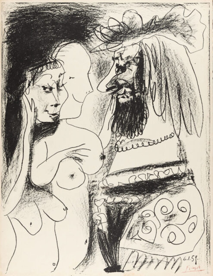 Le Vieux Roi. by Pablo Picasso