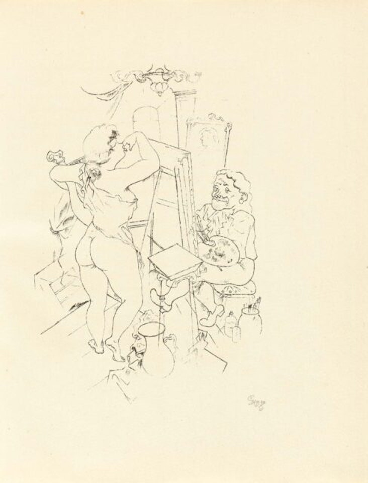 Meyer, A.R. - Lady Hamilton or Posen-Emma photolo or from the maid to the beefsteak à la Nelson. by George Grosz