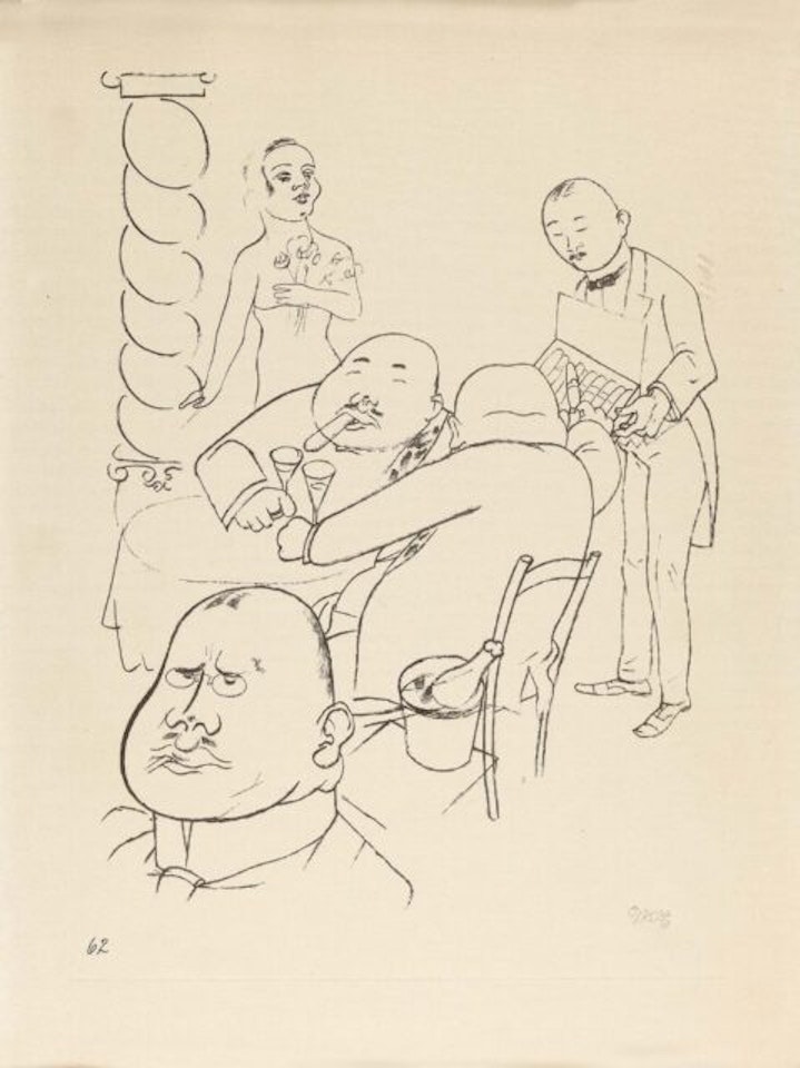 Esplanade from x Ecce Homo. by George Grosz
