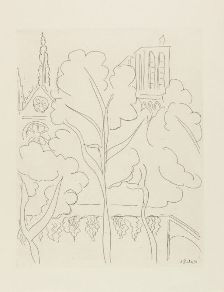 La Cité - Notre Dame. by Henri Matisse