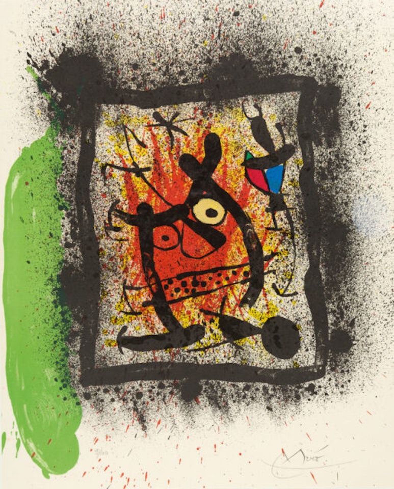 Homage to Curt Burgauer by Joan Miró