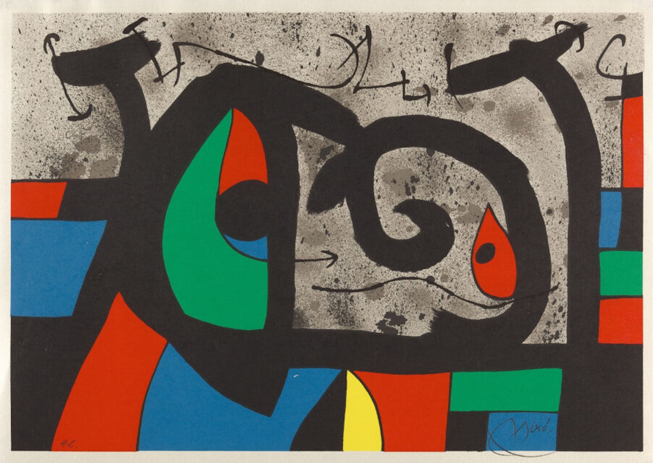 Sheet 9 from x Le lézard aux plumes d"or. by Joan Miró