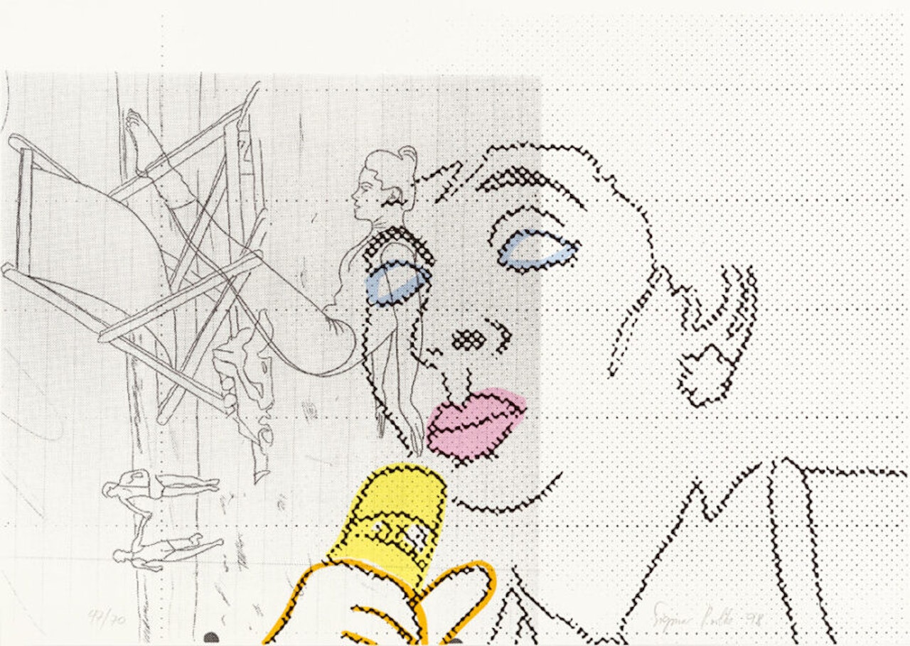 Freestyle exercise by Sigmar Polke