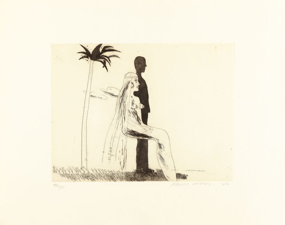 The Marriage. by David Hockney