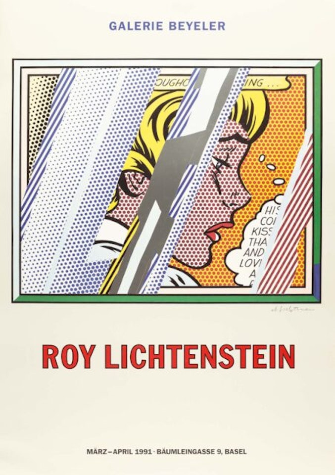 Poster x Reflections on Girl. by Roy Lichtenstein