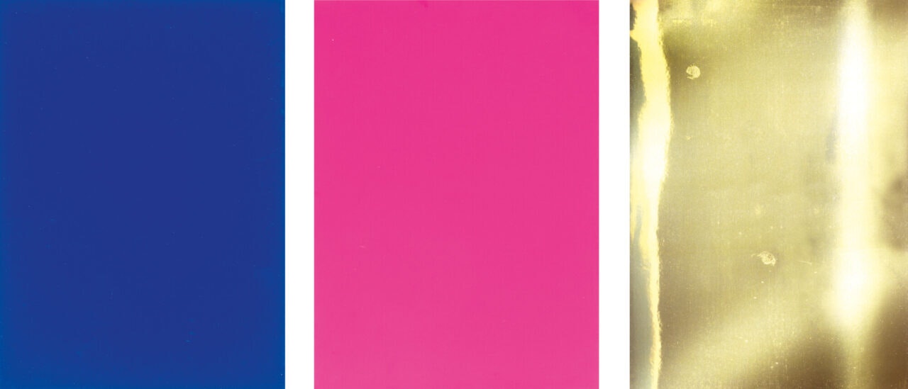 Monochrome and fire by Yves Klein