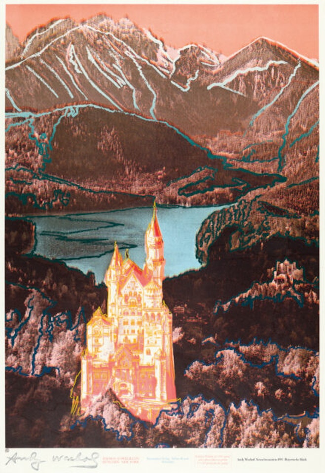 Neuschwanstein (Bavarian Re) by Andy Warhol