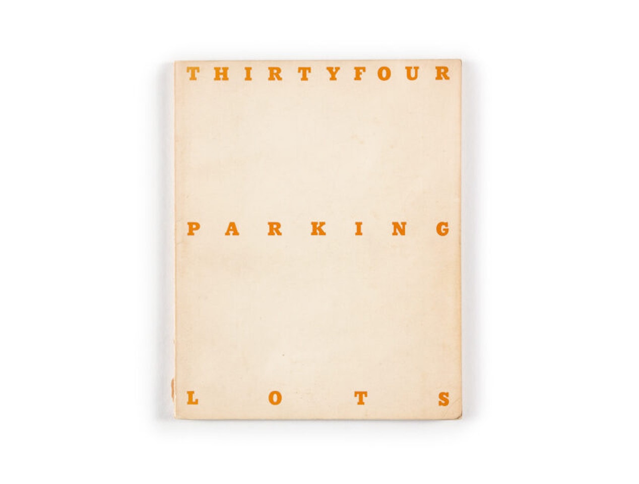 Thirty four parking lots by Ed Ruscha
