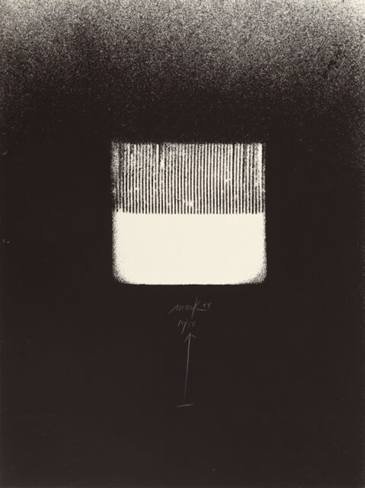 1 sheet from x Struttura di Luce. by Heinz Mack