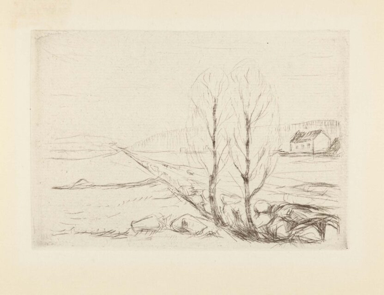 Norwegian landscape. by Edvard Munch