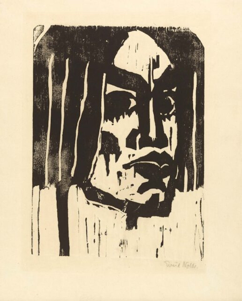 Woman"s head III. by Emil Nolde