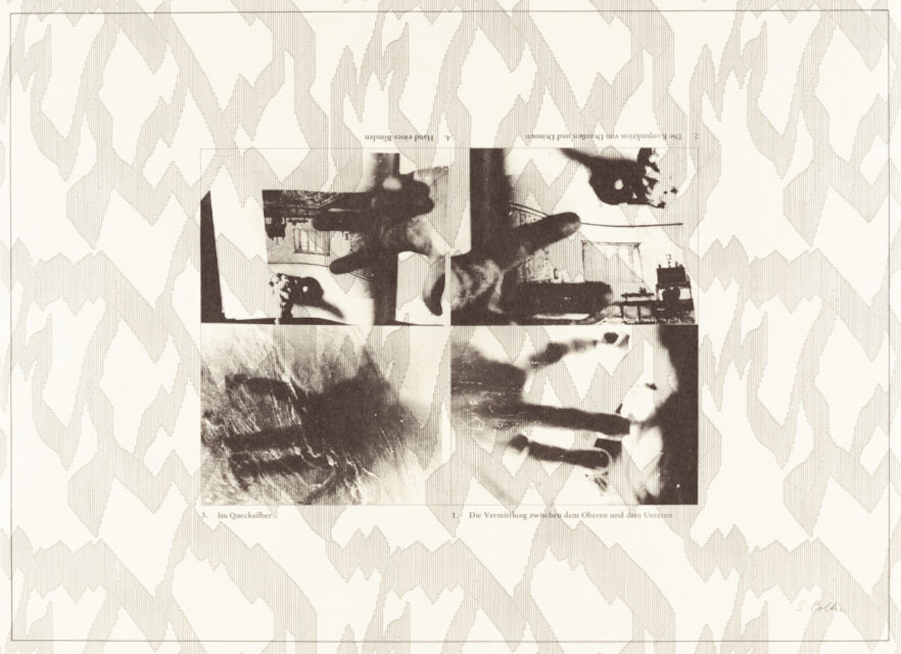 Hands (the mediation between the upper and the lower) by Sigmar Polke