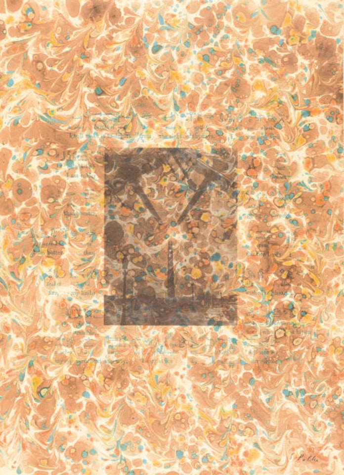 Obelisk (hieroglyphs) by Sigmar Polke