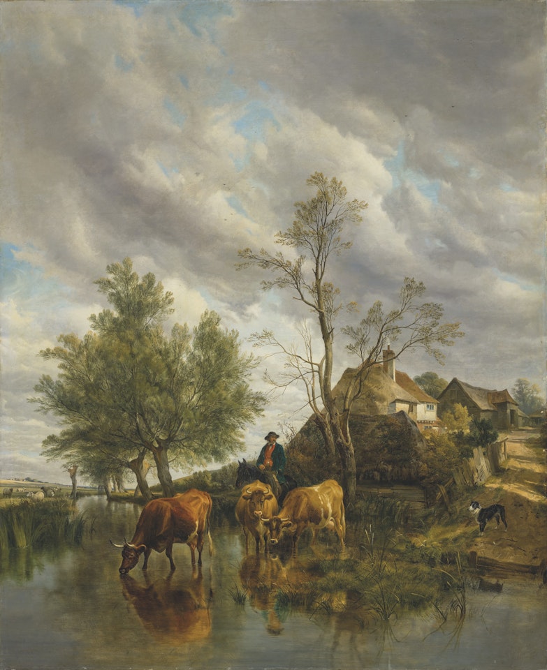 A Brook in the Meadows by Thomas Sidney Cooper