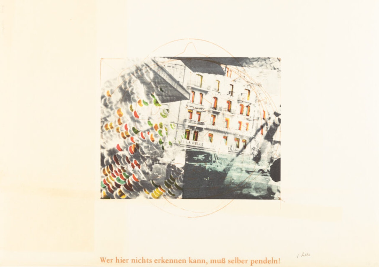 Front of houses (if you can"t see anything here, you"ll have to commute yourself) by Sigmar Polke