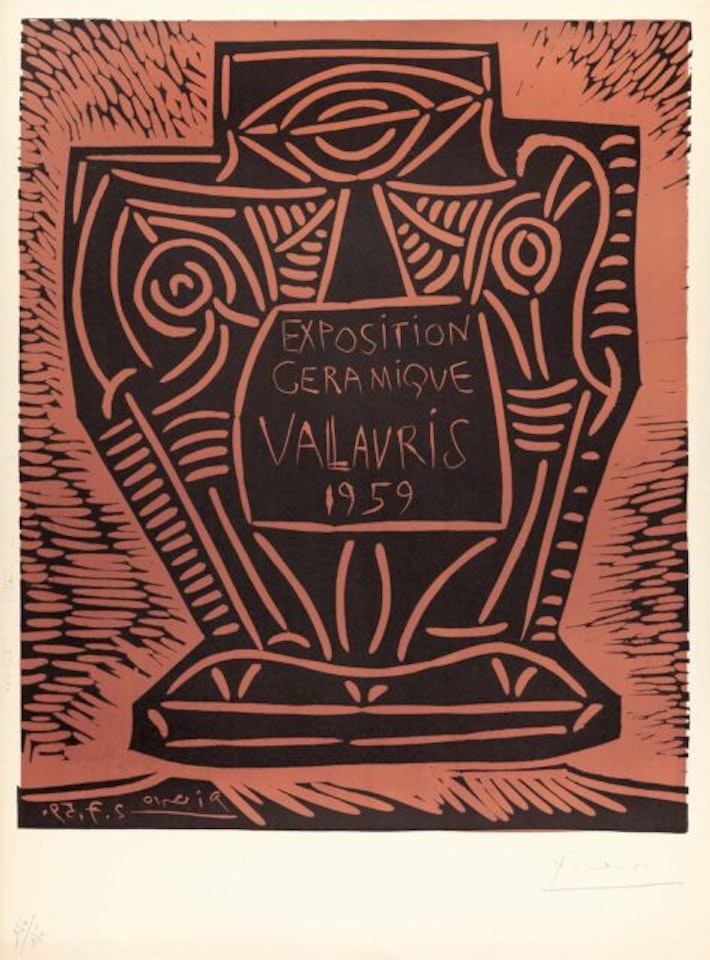 Exhibition Ceramique Vallauris. by Pablo Picasso