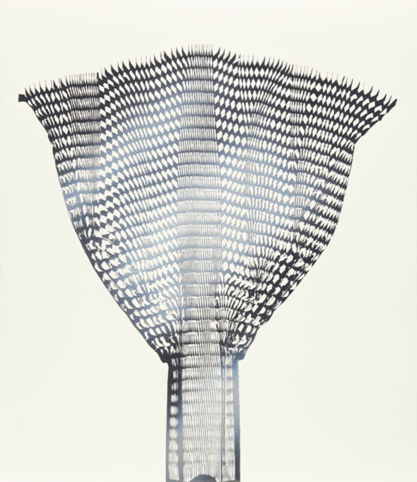 Silver fan. by Heinz Mack