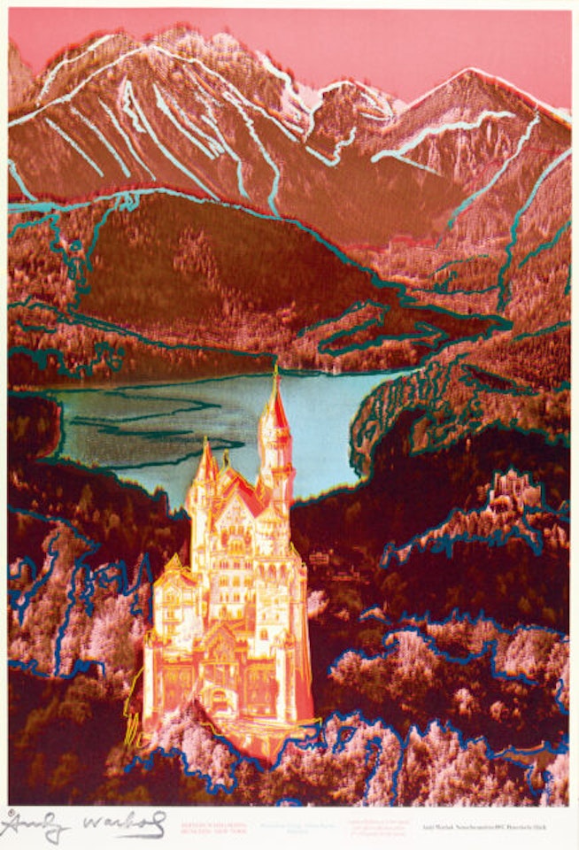 Neuschwanstein. by Andy Warhol