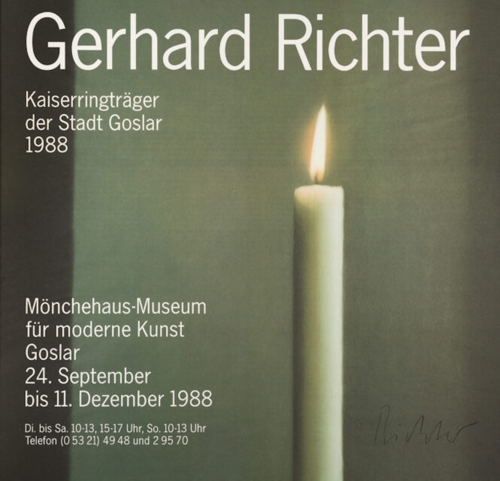 Poster x Candle I. by Gerhard Richter