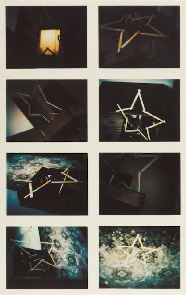 8 ruler stars. by Sigmar Polke
